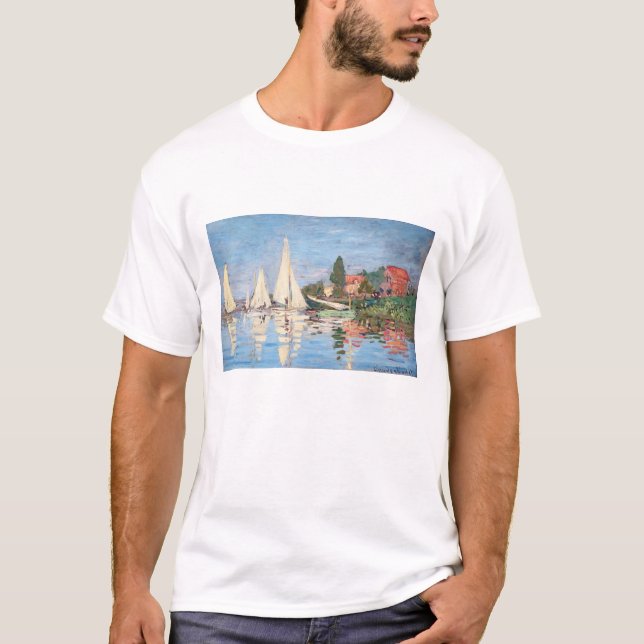 T-shirt Claude Monet - Régates à Argenteuil (Devant)