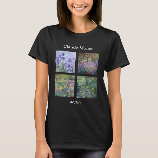 T-shirt Claude Monet - Sélection de chefs-d'oeuvre Giverny (Devant)