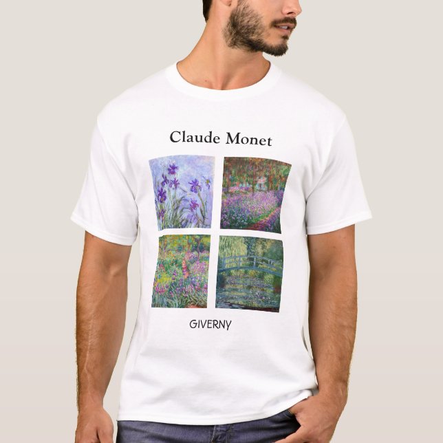 T-shirt Claude Monet - Sélection de chefs-d'oeuvre Giverny (Devant)