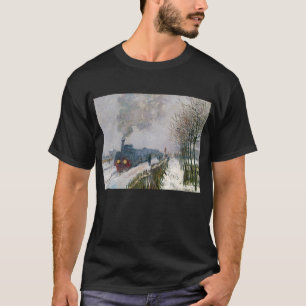 T-shirt Claude Monet - Train dans la neige / La Locomotive