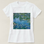 T-shirt Claude Monet Water Lilies GalleryHD Fine Art<br><div class="desc">Claude Monet. L'Eau Est Nichée. c. 1906. Huile sur toile.</div>