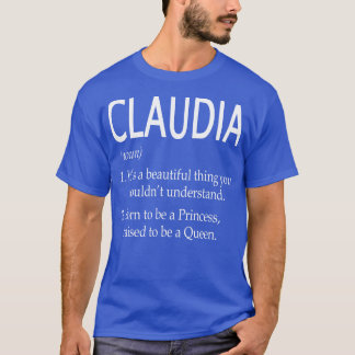 T-shirt Claudia Nom Cadeau