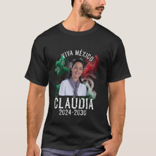 T-shirt Claudia Sheinbaum Pardo Présidente mexicaine