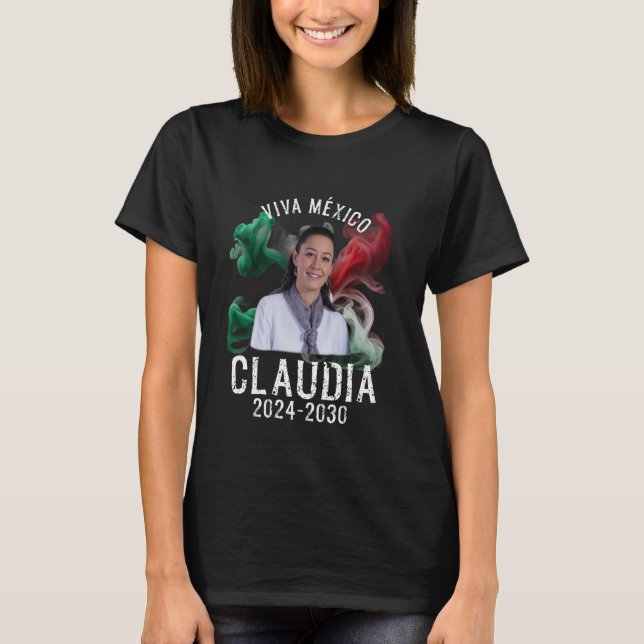 T-shirt Claudia Sheinbaum Pardo Présidente mexicaine (Devant)