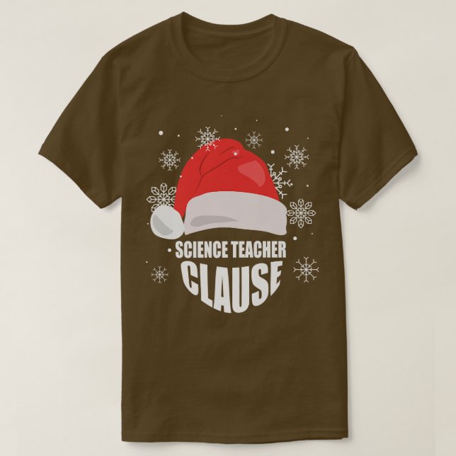 T-shirt Clause du professeur de sciences Chimie Professeur (Design devant)