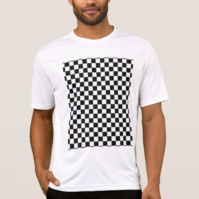 T-shirt Clavier classique noir et blanc STaylor (Devant)
