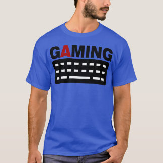 T-shirt clavier de jeu pc garçon joueur ami