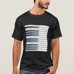 T-shirt Clavier de piano Clés de piano pour piano amour
