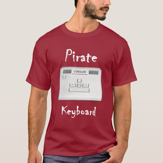T-shirt Clavier de pirate (Devant)