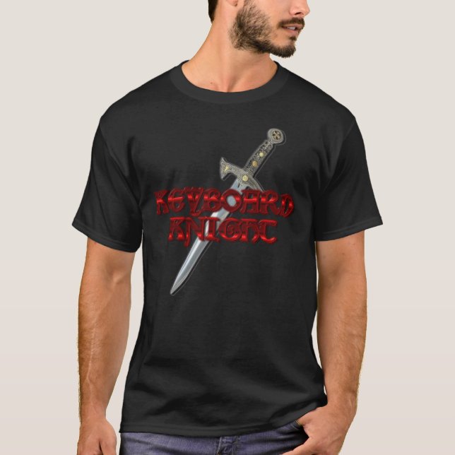 T-shirt Clavier Knight MMORPG Tee (Devant)
