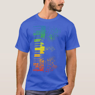 T-shirt Clavier Piano Cadeau Musique Musicien Instrument