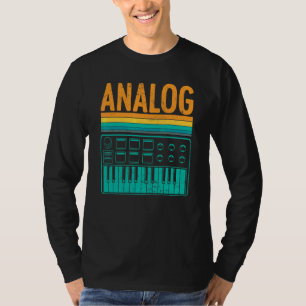 T-shirt Claviériste musicien de clavier synthétiseur analo