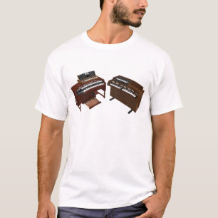 T-shirt Claviers vintages : modèle 3D :