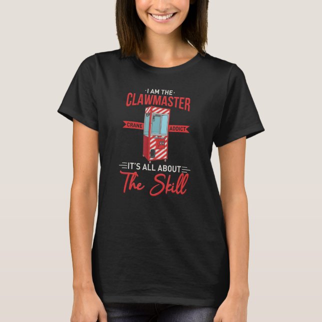 T-shirt Claw Machine Arcade Centre de jeu Carnival Crane C (Devant)