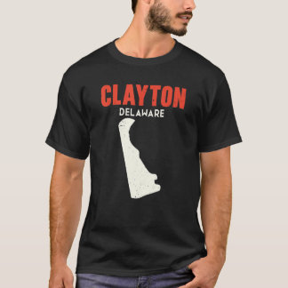 T-shirt Clayton Delaware USA State America Travel Delaware