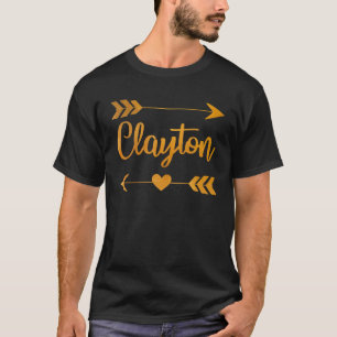 T-shirt CLAYTON NC CAROLINA NORD Funny City Home USA Femme