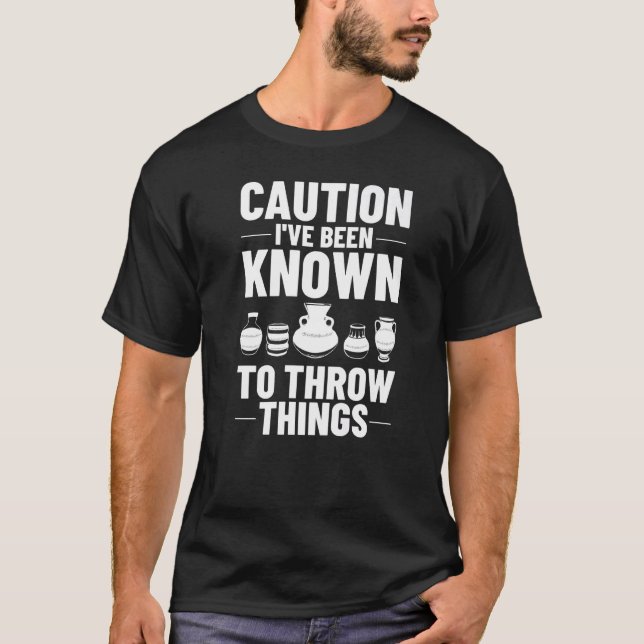 T-shirt Clayware Clay Ceramicist Sculpture Céramiques Pott (Devant)