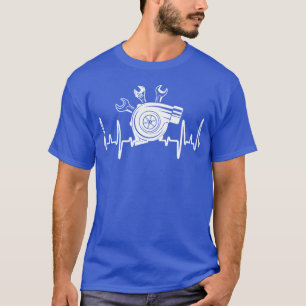 T-shirt Clé à choc de rythme cardiaque de mécanicien autom