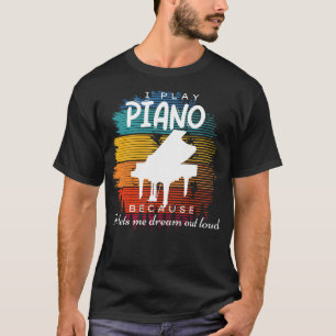 T-shirt Clé aux rêves : Pianos Mélodique