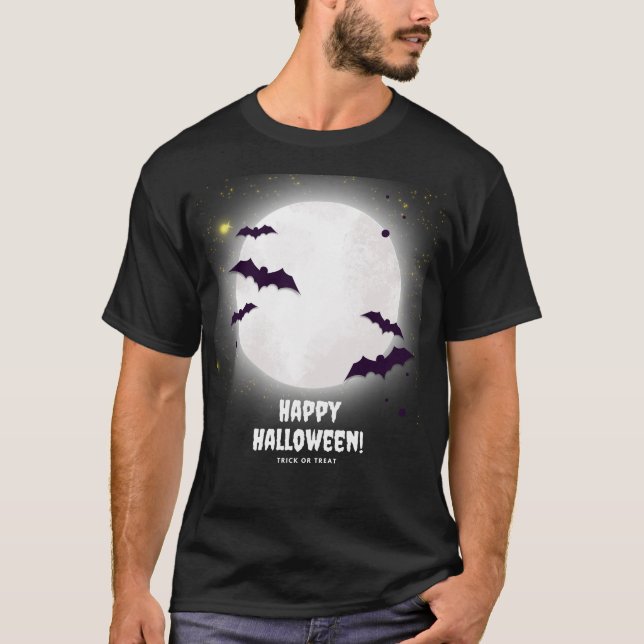 T-shirt Clé de batte d'Halloween999 (Devant)