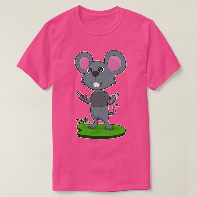 T-shirt Clé de courroie Pliers (Design devant)