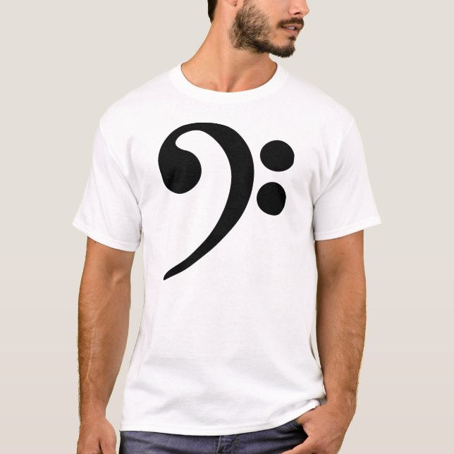 T-shirt Clé de fa (Devant)