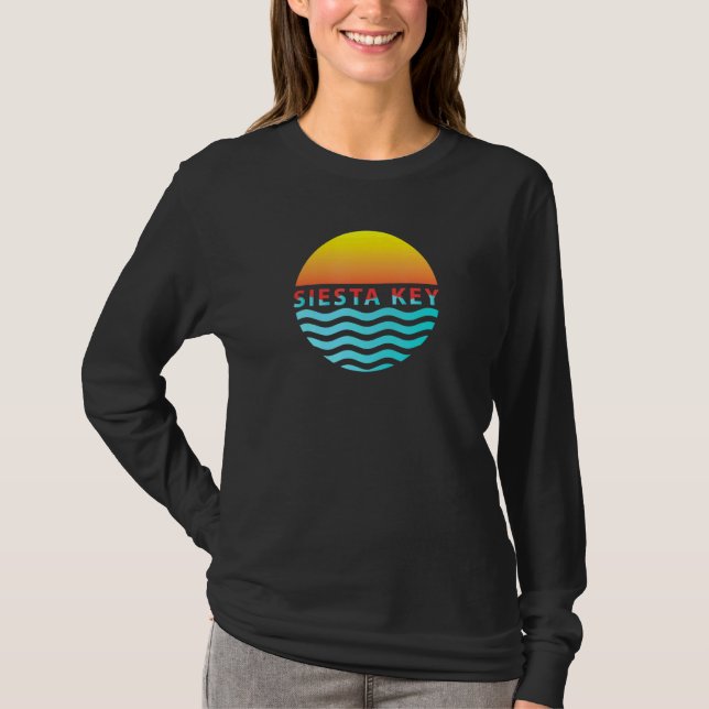 T-shirt clé de la siesta plage de Floride (Devant)