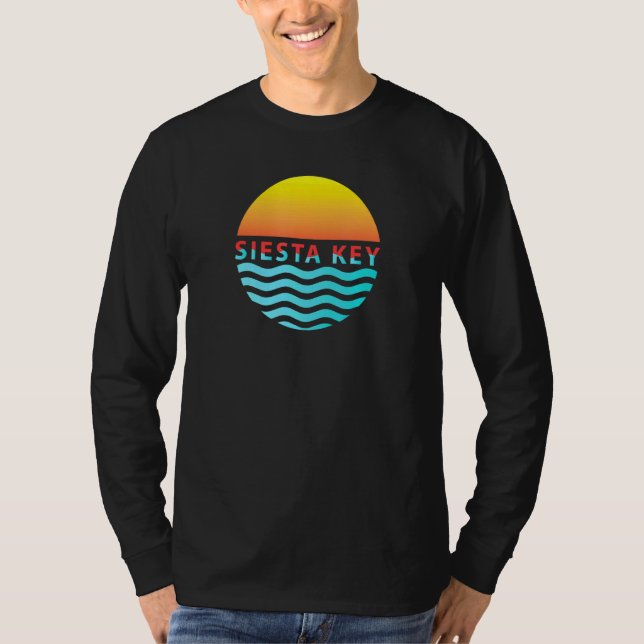 T-shirt clé de la siesta plage de Floride (Devant)