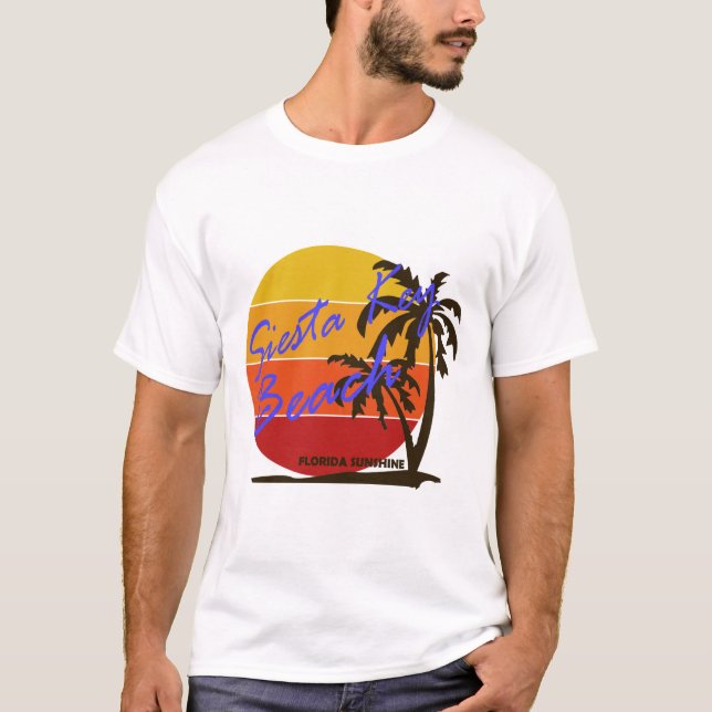 T-shirt Clé de la sieste d'été - floride (Devant)