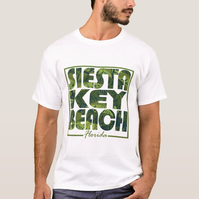 T-shirt Clé de la sieste d'été - floride (Devant)