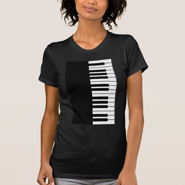 T-shirt Clé de piano (Devant)