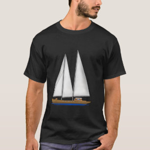 T-shirt Clé de voile Largo Florida Keys Beach 2 côtés