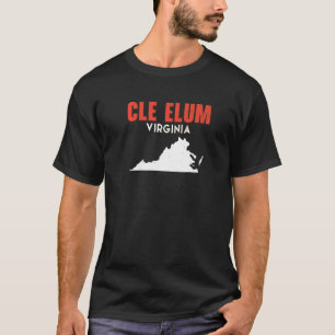 T-shirt Cle Elum Washington USA State America Travel Washi