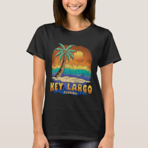 T-shirt Clé Largo Floride Vintage Souvenir dénudé