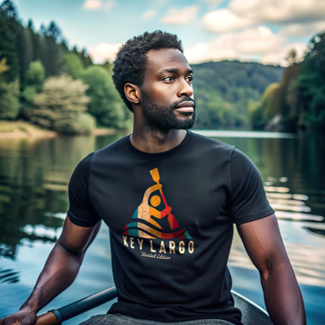 T-shirt Clé rétro Largo Kayak (Créateur téléchargé)