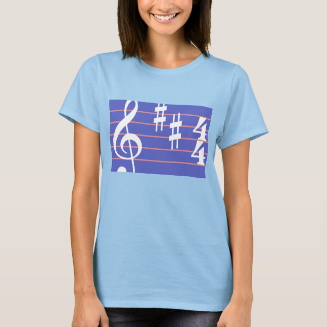 T-shirt Clé Treble (Devant)