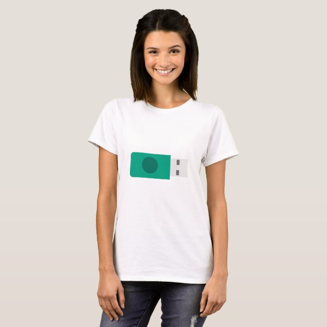 T-shirt Clé USB (Devant entier)
