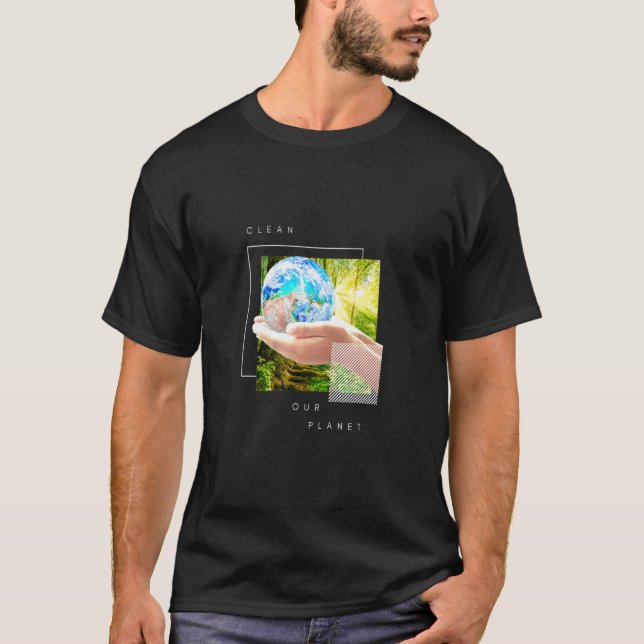 T-shirt Clean Our Planet Forest Edition (Devant)
