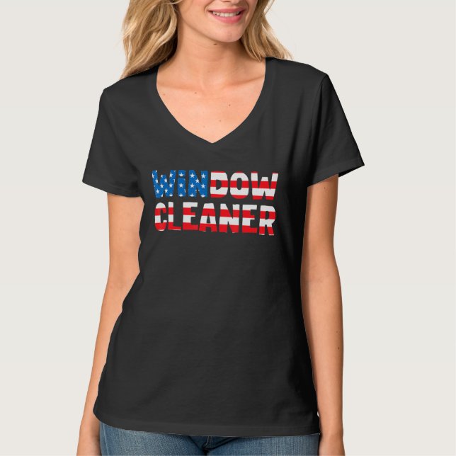 T-shirt Cleaning Window 85 (Devant)