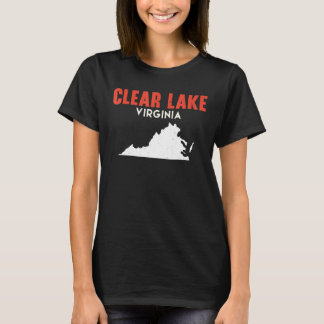 T-shirt Clear Lake Washington USA State America Travel Éta