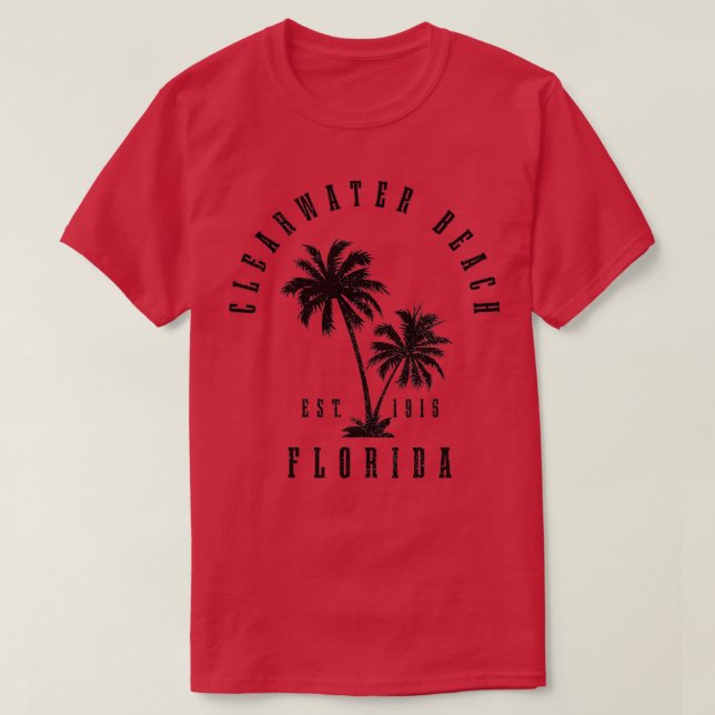T-shirt Clearwater Beach Est (Design devant)