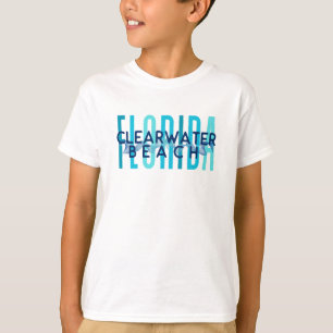 T-shirt Clearwater Beach Floride (Ocean Waves)