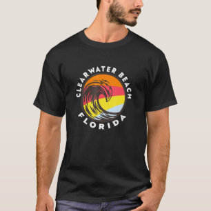 T-shirt Clearwater Beach Floride Vacances Souvenir Ocean W