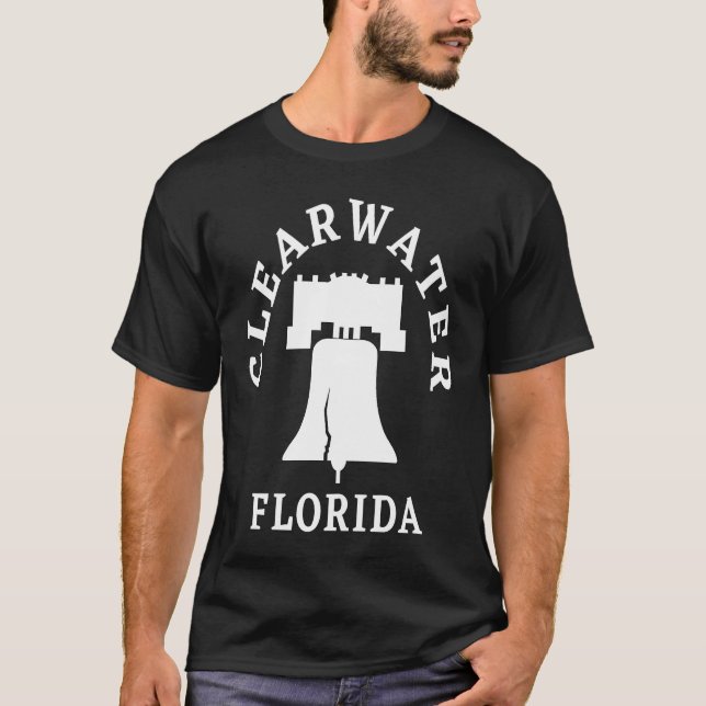 T-shirt Clearwater Florida Vacances Philadelphia Liberty B (Devant)