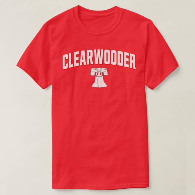 T-shirt Clearwooder Philly Funny Baseball Clearwater FL S (Design devant)
