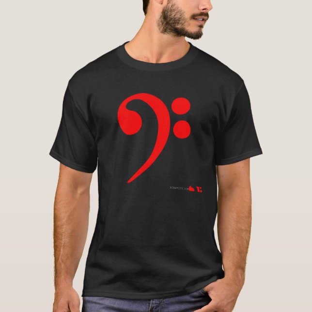 T-shirt Clef basse de Robertson (Devant)