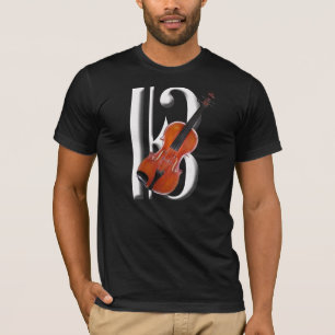 T-shirt Clef d'alto (chemise d'alto) par Leslie Harlow