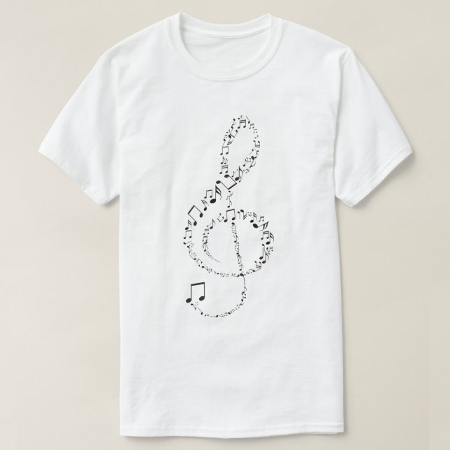 T-shirt Clef du Soleil Musical (Design devant)