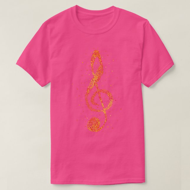 T-shirt Clef Musicians Choir Music Club (Design devant)