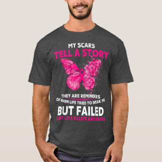 T-shirt Cleft Lip & Palate Sensibilisation Mes cicatrices